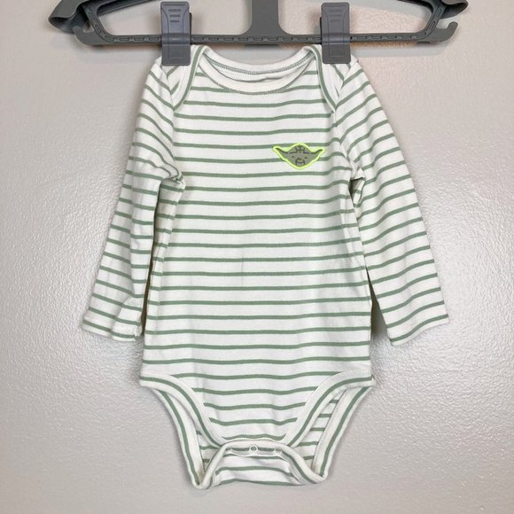 GAP Other - BABY GAP | STAR WARS • Striped Yoda Onesie